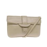 Pre-owned Leather celine-bags Celine Vintage , Beige , Dames