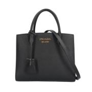 Pre-owned Leather prada-bags Prada Vintage , Black , Dames