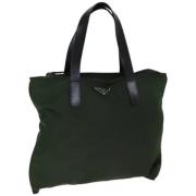 Pre-owned Nylon prada-bags Prada Vintage , Green , Dames