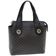 Pre-owned Leather handbags Celine Vintage , Black , Dames