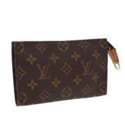 Pre-owned Canvas pouches Louis Vuitton Vintage , Brown , Dames