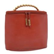 Pre-owned Leather handbags Loewe Pre-owned , Red , Dames