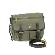 Pre-owned Nylon prada-bags Prada Vintage , Green , Dames