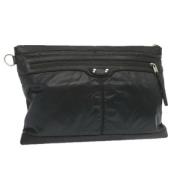 Pre-owned Leather clutches Balenciaga Vintage , Black , Dames