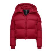 Riga Jas - Nylon donsjas met hoge dichtheid BomBoogie , Red , Dames