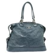 Pre-owned Leather totes Celine Vintage , Blue , Dames