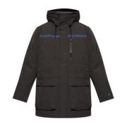 Gewatteerde jas met capuchon PS By Paul Smith , Black , Heren