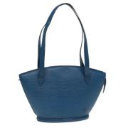 Pre-owned Leather louis-vuitton-bags Louis Vuitton Vintage , Blue , Da...