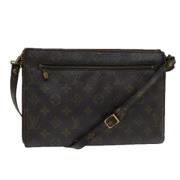 Pre-owned Canvas louis-vuitton-bags Louis Vuitton Vintage , Brown , Da...