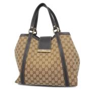 Pre-owned Canvas gucci-bags Gucci Vintage , Brown , Dames