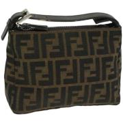 Pre-owned Canvas fendi-bags Fendi Vintage , Brown , Dames