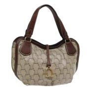 Pre-owned Canvas celine-bags Celine Vintage , Brown , Dames