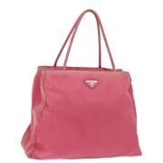 Pre-owned Nylon prada-bags Prada Vintage , Pink , Dames