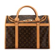 Pre-owned Canvas handbags Louis Vuitton Vintage , Brown , Dames