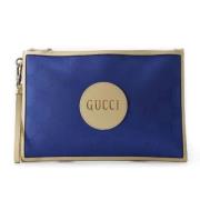 Pre-owned Nylon gucci-bags Gucci Vintage , Blue , Heren