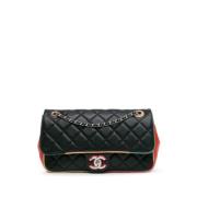 Pre-owned Leather shoulder-bags Chanel Vintage , Black , Dames