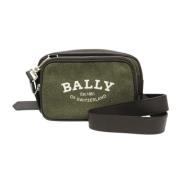 Pre-owned Canvas shoulder-bags Bally Pre-owned , Green , Unisex