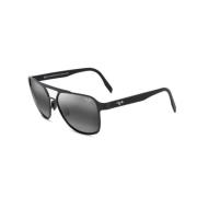 Stijlvolle 2ND Reef Zonnebril Maui Jim , Black , Unisex