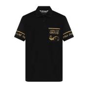 Zwarte T-shirts & Polos Aw24 Versace Jeans Couture , Black , Heren