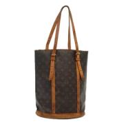 Pre-owned Canvas shoulder-bags Louis Vuitton Vintage , Brown , Dames