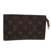 Pre-owned Canvas pouches Louis Vuitton Vintage , Brown , Dames