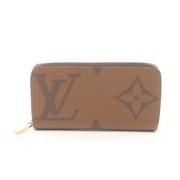 Pre-owned Leather wallets Louis Vuitton Vintage , Brown , Dames