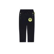 Sweatpants met Smiley Face van Katoen Barrow , Black , Heren