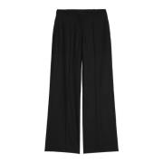 Rechte pakstijl broek Marc O'Polo , Black , Dames