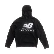 Hoodie Essentials PO New Balance , Black , Heren