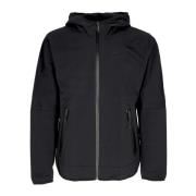 Tech Geweven Windbreaker Hoodie Zwart Nike , Black , Heren