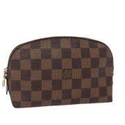 Pre-owned Canvas pouches Louis Vuitton Vintage , Brown , Dames