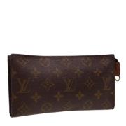 Pre-owned Canvas pouches Louis Vuitton Vintage , Brown , Dames