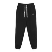 Zwarte Katoen-Polyester Trainingsbroek Vrouwen Duvetica , Black , Dame...