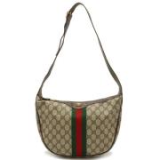 Pre-owned Canvas gucci-bags Gucci Vintage , Beige , Dames