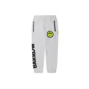 Witte katoenen trainingsbroek met logo Barrow , White , Heren