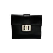 Pre-owned Leather wallets Salvatore Ferragamo Pre-owned , Black , Dame...