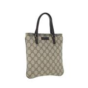 Pre-owned Leather gucci-bags Gucci Vintage , Beige , Dames