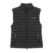 Zwarte Buitenkleding Vest Aw24 Duvetica , Black , Dames