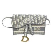 Pre-owned Fabric dior-bags Dior Vintage , Gray , Heren