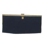 Pre-owned Canvas clutches Dior Vintage , Blue , Dames