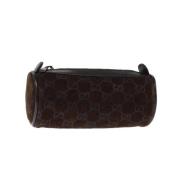 Pre-owned Canvas gucci-bags Gucci Vintage , Brown , Dames