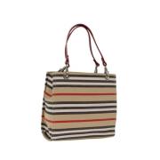 Pre-owned Canvas handbags Burberry Vintage , Multicolor , Dames