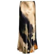 Maxi-rok met bloemenprint &Co Woman , Multicolor , Dames