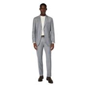 Pinstripe puur wollen pak Boggi Milano , Gray , Heren