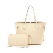 Pre-owned Leather louis-vuitton-bags Louis Vuitton Vintage , Beige , D...