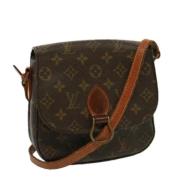 Pre-owned Canvas louis-vuitton-bags Louis Vuitton Vintage , Brown , Da...