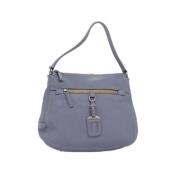 Pre-owned Leather prada-bags Prada Vintage , Gray , Dames