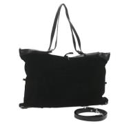 Pre-owned Suede shoulder-bags Yves Saint Laurent Vintage , Black , Dam...