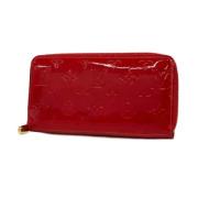 Pre-owned Fabric wallets Louis Vuitton Vintage , Red , Dames