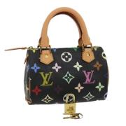 Pre-owned Canvas louis-vuitton-bags Louis Vuitton Vintage , Black , Da...